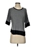 Ann Taylor LOFT 100% Rayon Gray Short Sleeve Top Size XS - photo 1