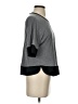 Ann Taylor LOFT 100% Rayon Gray Short Sleeve Top Size XS - photo 4