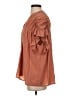 Vanilla Bay Orange Short Sleeve Blouse Size S - photo 5