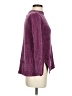 Style&Co 100% Polyester Solid Purple Turtleneck Sweater Size P (petite) - photo 4