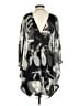 Halston Heritage 100% Polyester Print Black Cocktail Dress Size XS - photo 2