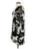 Halston Heritage 100% Polyester Print Black Cocktail Dress Size XS - photo 5