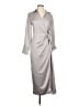 Jason Wu 100% Polyester Gray Silver Casual Dress Size S - photo 1