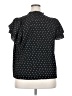 1.State Stars Black Short Sleeve Blouse Size 2X - photo 2