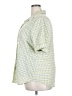 Gloria Lance Green Short Sleeve Button-Down Shirt Size 2X - photo 5