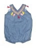 Mud Pie 100% Cotton Blue Leotard Size 9-12 mo - photo 1