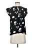 Buffalo by David Bitton 100% Viscose Floral Black Short Sleeve Blouse Size XS - photo 1