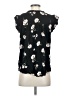 Buffalo by David Bitton 100% Viscose Floral Black Short Sleeve Blouse Size XS - photo 2