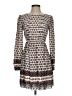 Double Zero 100% Rayon Print Ivory Casual Dress Size S - photo 1