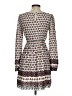 Double Zero 100% Rayon Print Ivory Casual Dress Size S - photo 2