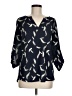 41Hawthorn Black 3/4 Sleeve Blouse Size M - photo 1