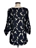 41Hawthorn Black 3/4 Sleeve Blouse Size M - photo 2