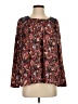Fervour 100% Polyester Brown Long Sleeve Blouse Size S - photo 1
