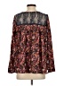 Fervour 100% Polyester Brown Long Sleeve Blouse Size S - photo 2