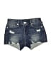 Blank NYC Stars Blue Denim Shorts Size 26 waist - photo 1
