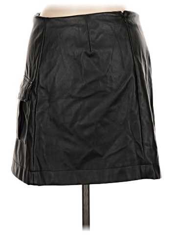 Vero Moda Faux Leather Skirt (view 2)