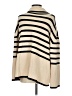 Lillusory Stripes Ivory Turtleneck Sweater Size S - photo 2