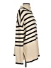 Lillusory Stripes Ivory Turtleneck Sweater Size S - photo 4