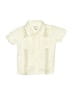 Becker Glove Solid Ivory Short Sleeve Button-Down Shirt Size 2T kids - photo 1