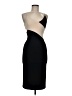 Alice + Olivia Color Block Black Cocktail Dress Size 2 - photo 1