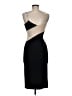 Alice + Olivia Color Block Black Cocktail Dress Size 2 - photo 2