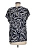Anne Klein Black Short Sleeve Blouse Size M - photo 2