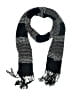 Unbranded 100% Viscose Black Blue Scarf One size - photo 1