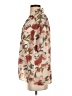 Shein Floral Ivory Short Sleeve Blouse Size S - photo 5