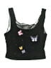 Baja Blue Black Swimsuit Top Size 10 - photo 1