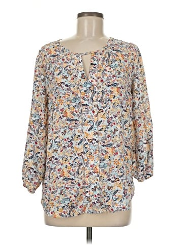 Collective Concepts 3/4 Sleeve Blouse (view 1)
