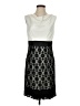 Chetta B Graphic Ivory Cocktail Dress Size 4 - photo 1