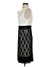 Chetta B Graphic Ivory Cocktail Dress Size 4 - photo 5