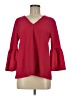 Ann Taylor Red 3/4 Sleeve Blouse Size M - photo 1