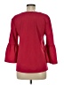Ann Taylor Red 3/4 Sleeve Blouse Size M - photo 2