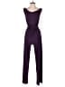 Tiana B. Solid Purple Jumpsuit Size S - photo 1