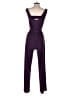 Tiana B. Solid Purple Jumpsuit Size S - photo 2