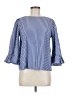Kenar Blue 3/4 Sleeve Blouse Size M - photo 1
