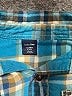 Baby Gap 100% Cotton Plaid Teal Long Sleeve Button-Down Shirt Size 5T - photo 3
