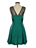 BCBGeneration 100% Polyester Color Block Green Cocktail Dress Size 4 - photo 2