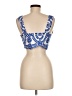 Shein 100% Polyester Blue Sleeveless Blouse Size M - photo 2