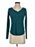 a.n.a. A New Approach Teal Long Sleeve Henley Size XS - photo 1