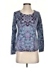 Style&Co Blue Long Sleeve Top Size XS - photo 1