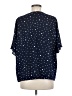 La Miel 100% Polyester Stars Blue Short Sleeve Blouse Size M - photo 2