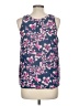 Eliot Blue Sleeveless Blouse Size M - photo 2