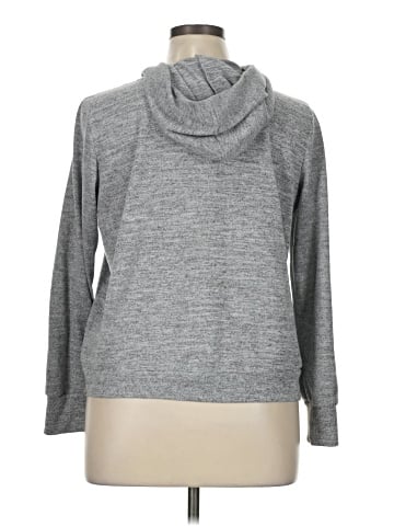 Always Indigo Zip Up Hoodie (view 2)
