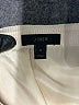 J.Crew 100% Polyester Metallic Silver Formal Skirt Size 0 - photo 4