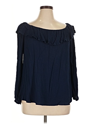 H.I.P. Happening in the Present Long Sleeve Blouse (view 1)