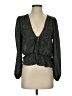 Abbeline 100% Polyester Black Long Sleeve Blouse Size S - photo 1