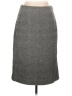 Halogen Chevron-herringbone Gray Formal Skirt Size 10 - photo 1