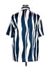 Unbranded Stripes Blue Short Sleeve Blouse Size 4X - photo 2